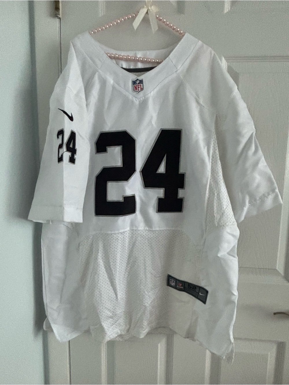 Nike White NFL #24 Football Jersey
